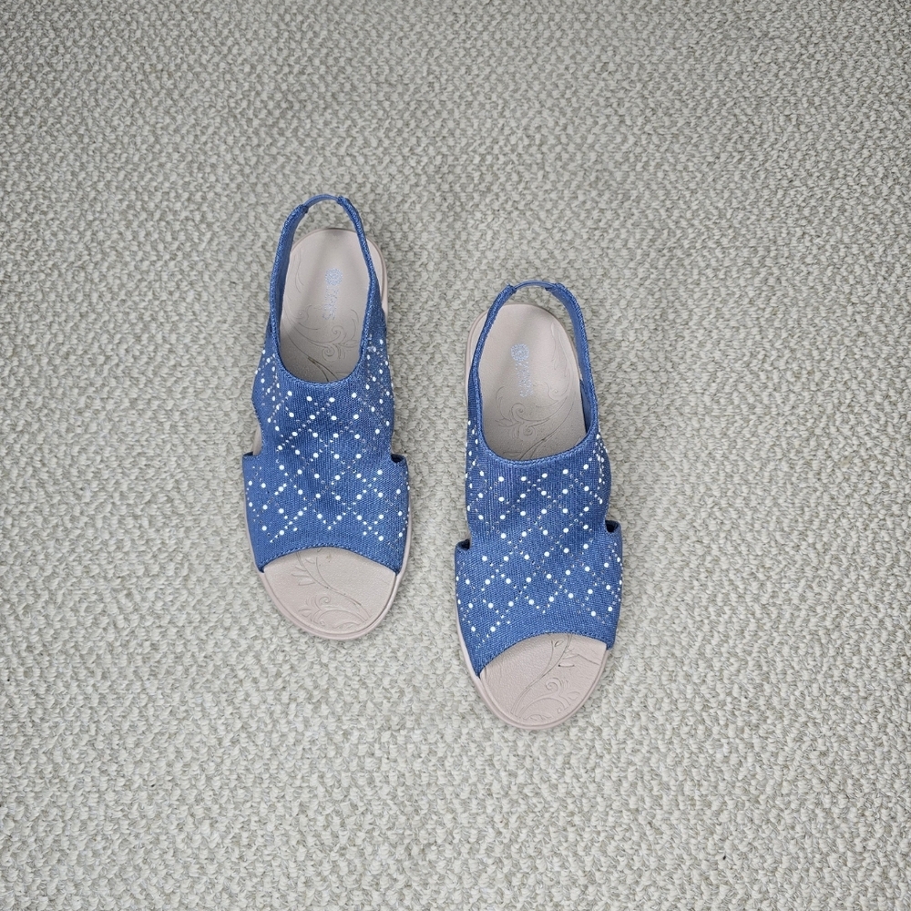 Bzees Blue Destiny Bright Women's Sandals 8.5